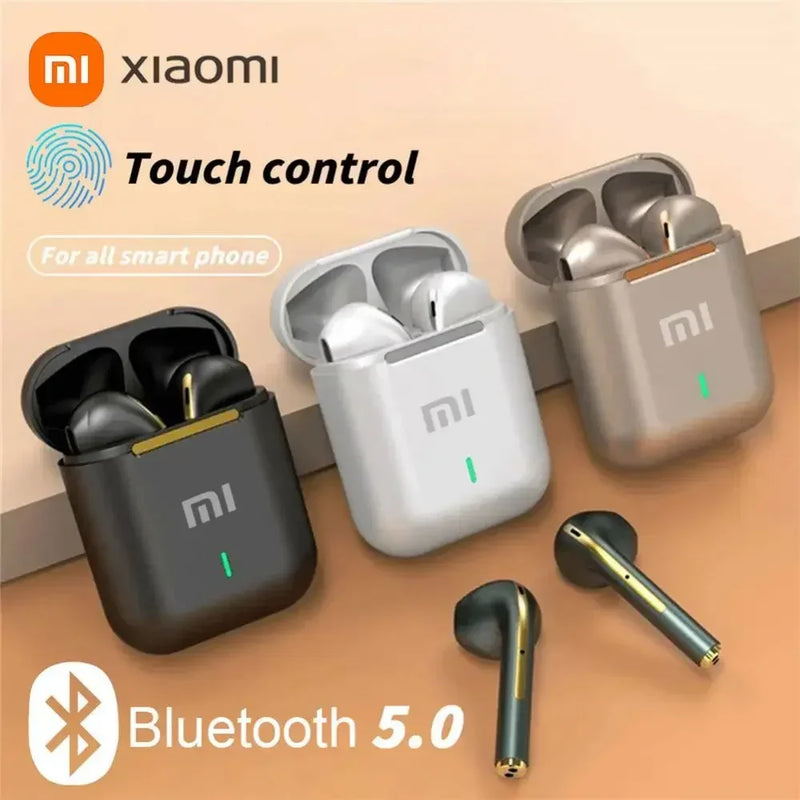 Xiaomi j 18 fones de ouvido sem fio original, à prova d'água, wi-fi, bluetooth 5.3 touch, com microfone, cancelamento de ruído, top compre agora